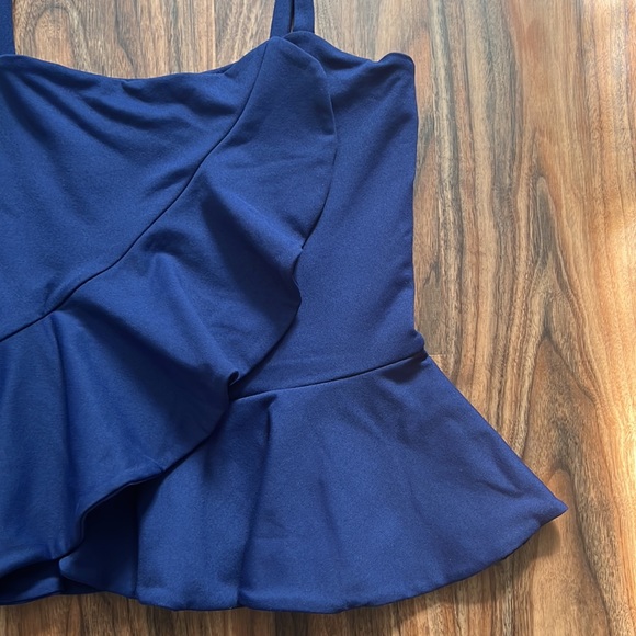 NWOT Suanana Monaco Peplum Top - Picture 5 of 10